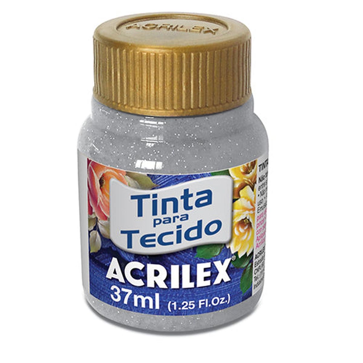 GENERICO - PINTURA GENERO GLITTER 37 ML - Gris