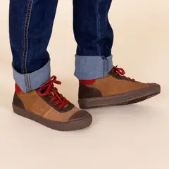 HUSH PUPPIES - Zapatilla Niño Zeus Café