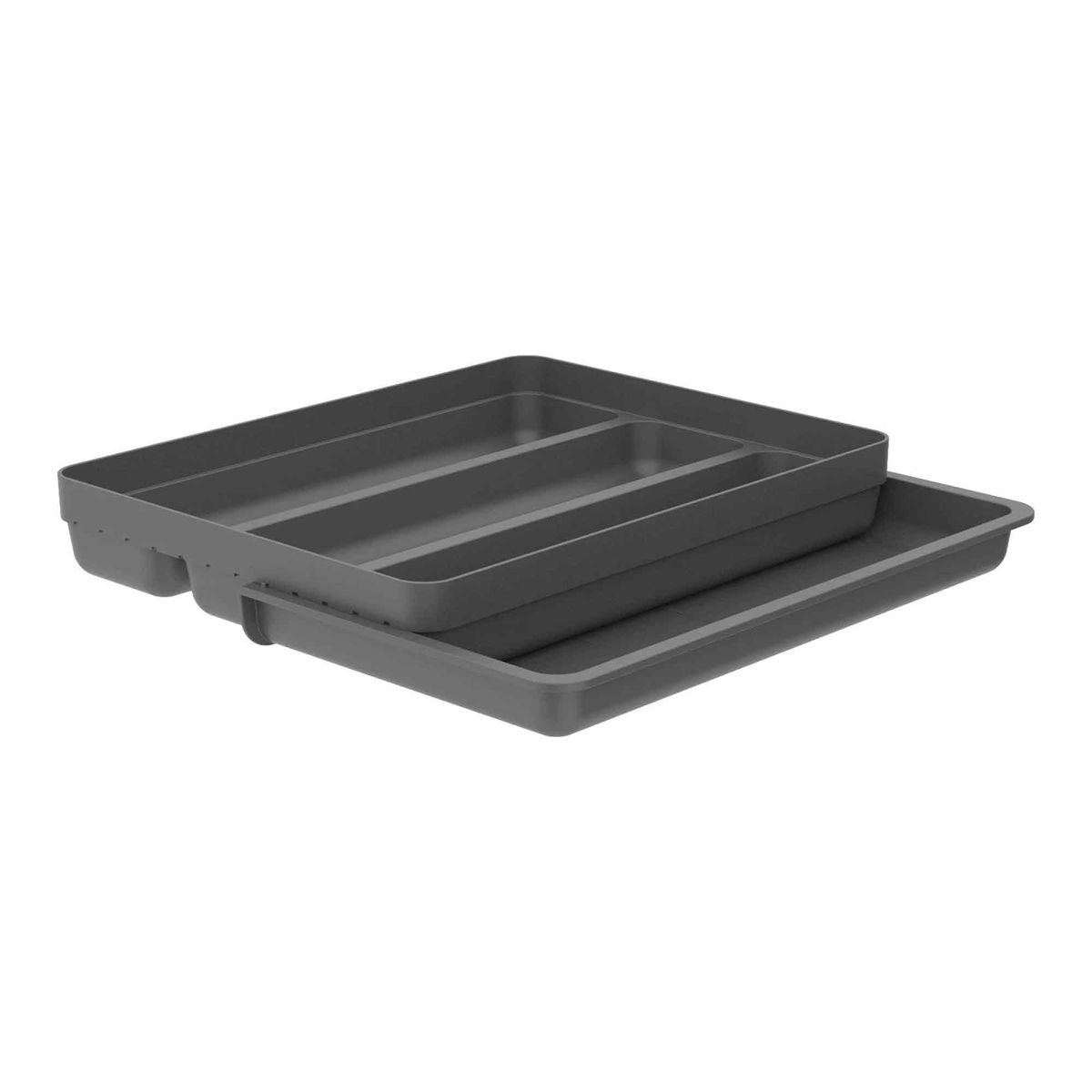 OU - Organizador de utensilios extensibles Logic Gris OU