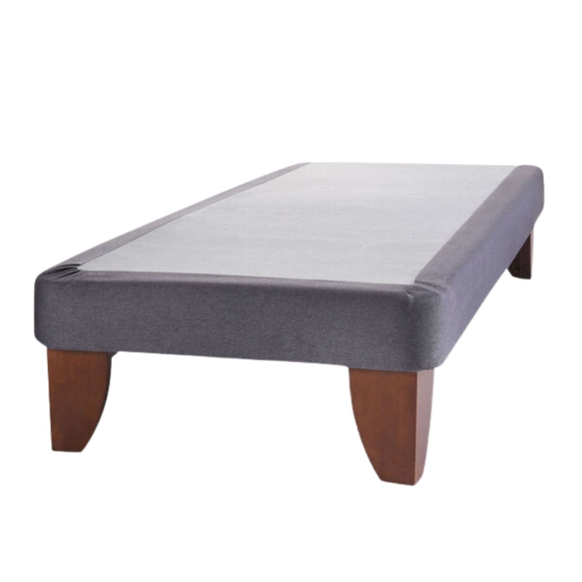 DULCES SUEÑOS - Base De Cama Europea Gris Claro Felpa 1 Plaza 90X200