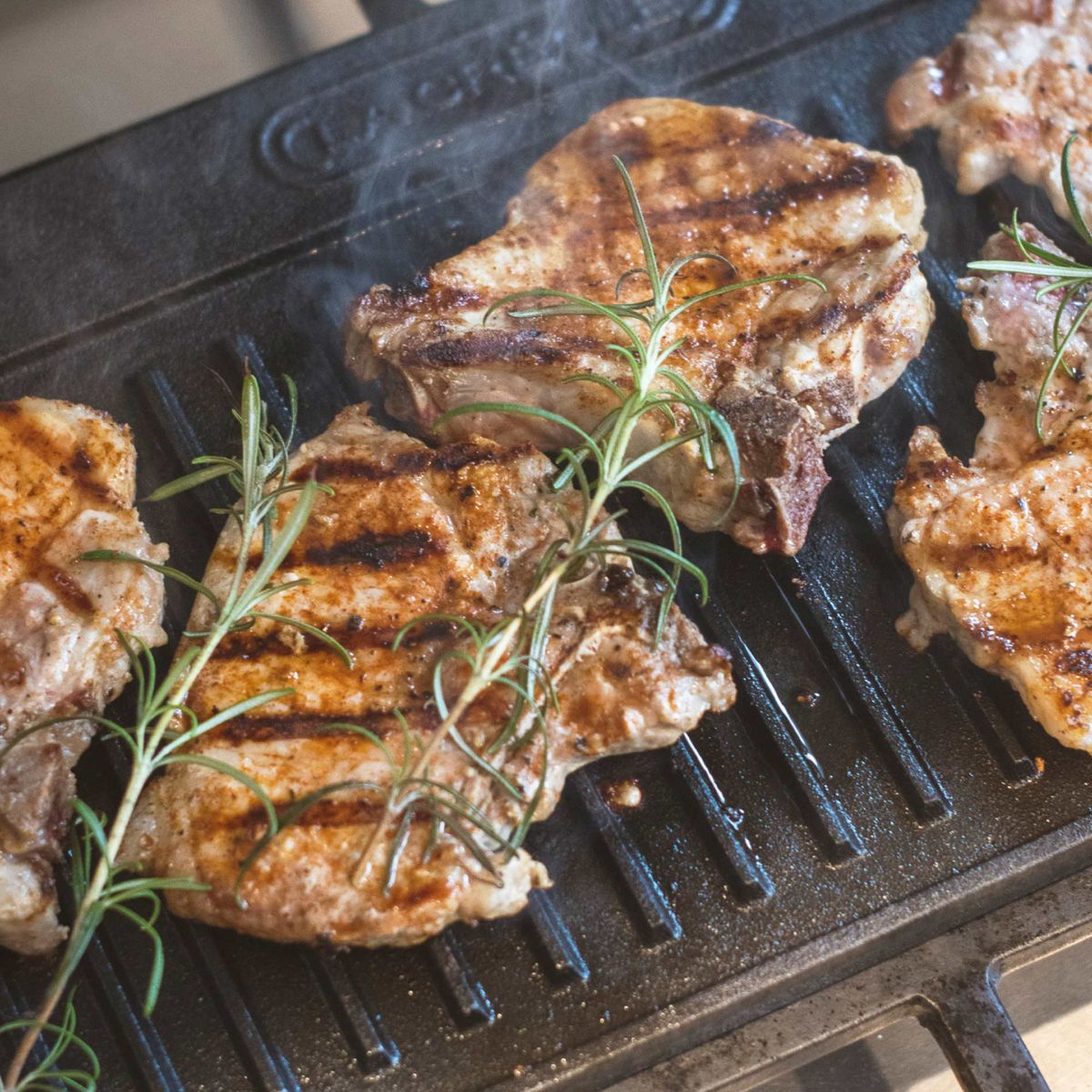 LA CREOLE - Plancha Grill Reversible 46x23 Cm