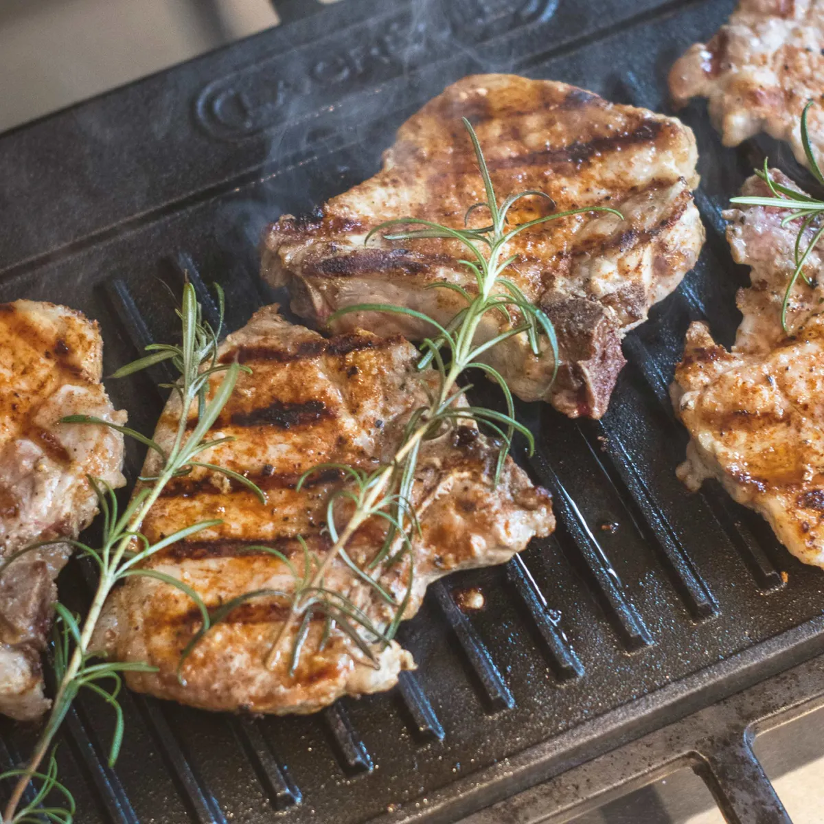 LA CREOLE - Plancha Grill Reversible 46x23 Cm