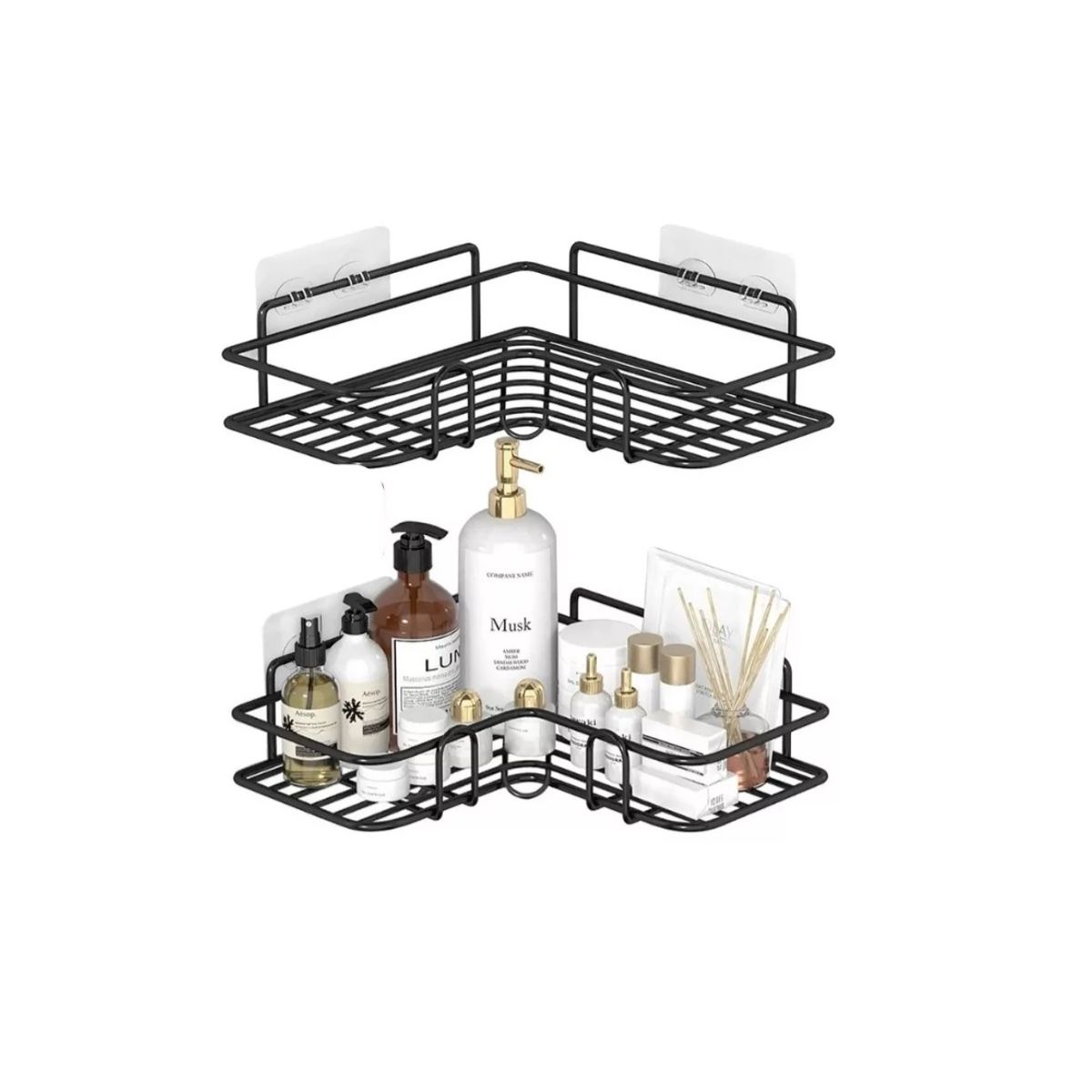 GENERICO - Esquinero De Ducha Multiuso Organizador Baño Repisa Shampoo