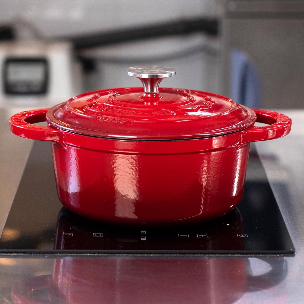 LA CREOLE - Olla Redonda 26 Cm Rouge Rubis 5 Lts