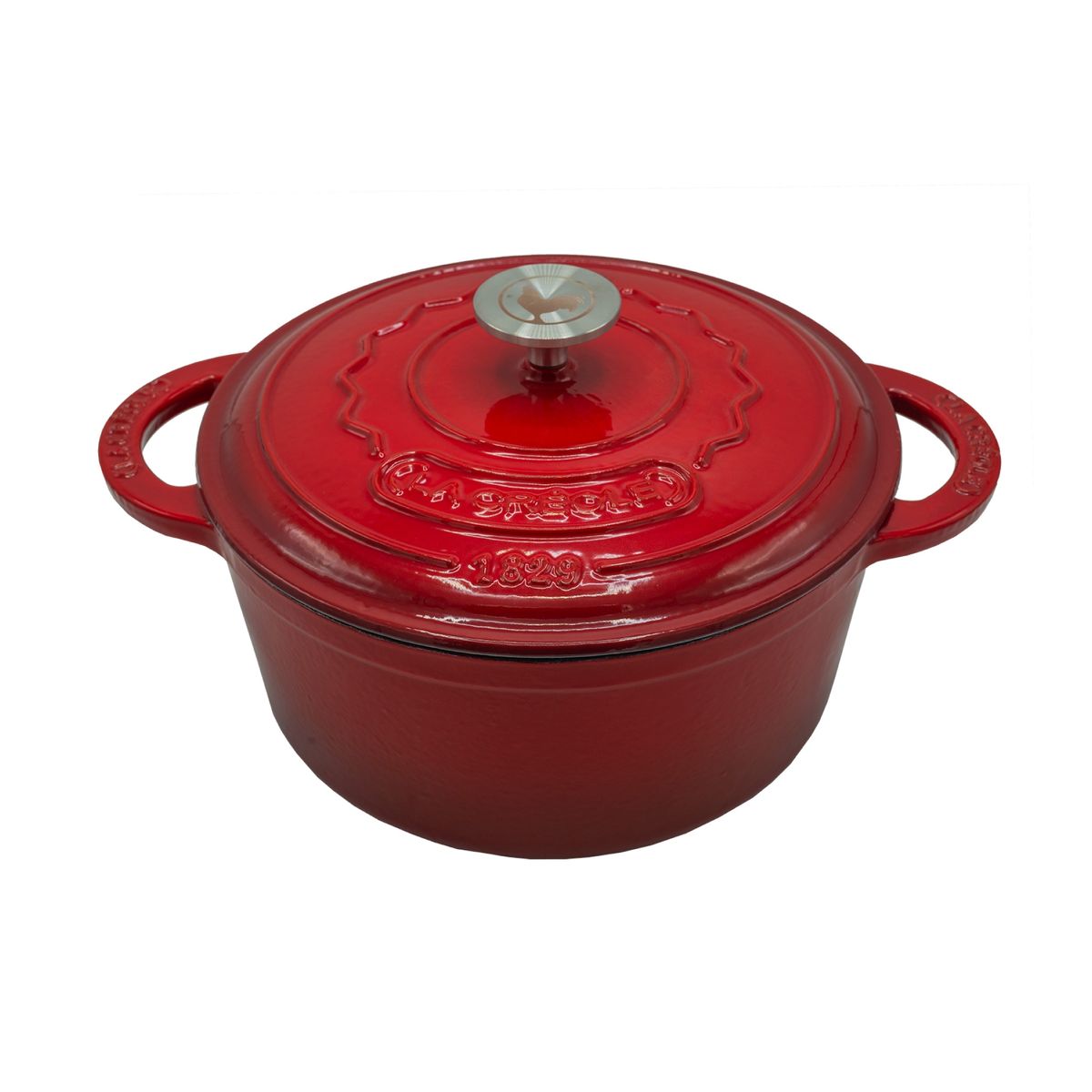 LA CREOLE - Olla Redonda 26 Cm Rouge Rubis 5 Lts