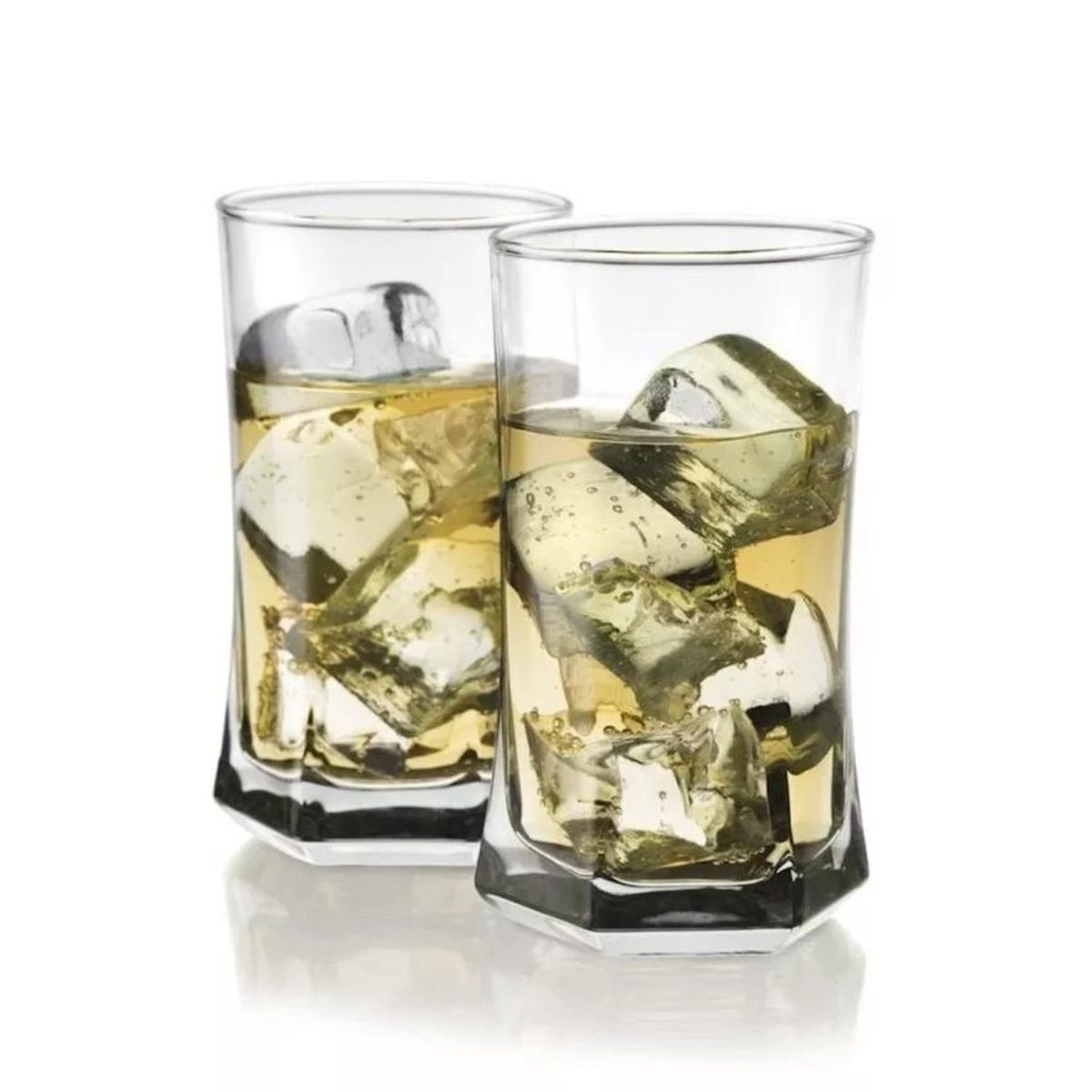 CRISTAR - Set 12 Vasos Altos Bajos Vivaldi Vidrio Tragos Bebidas Cristar