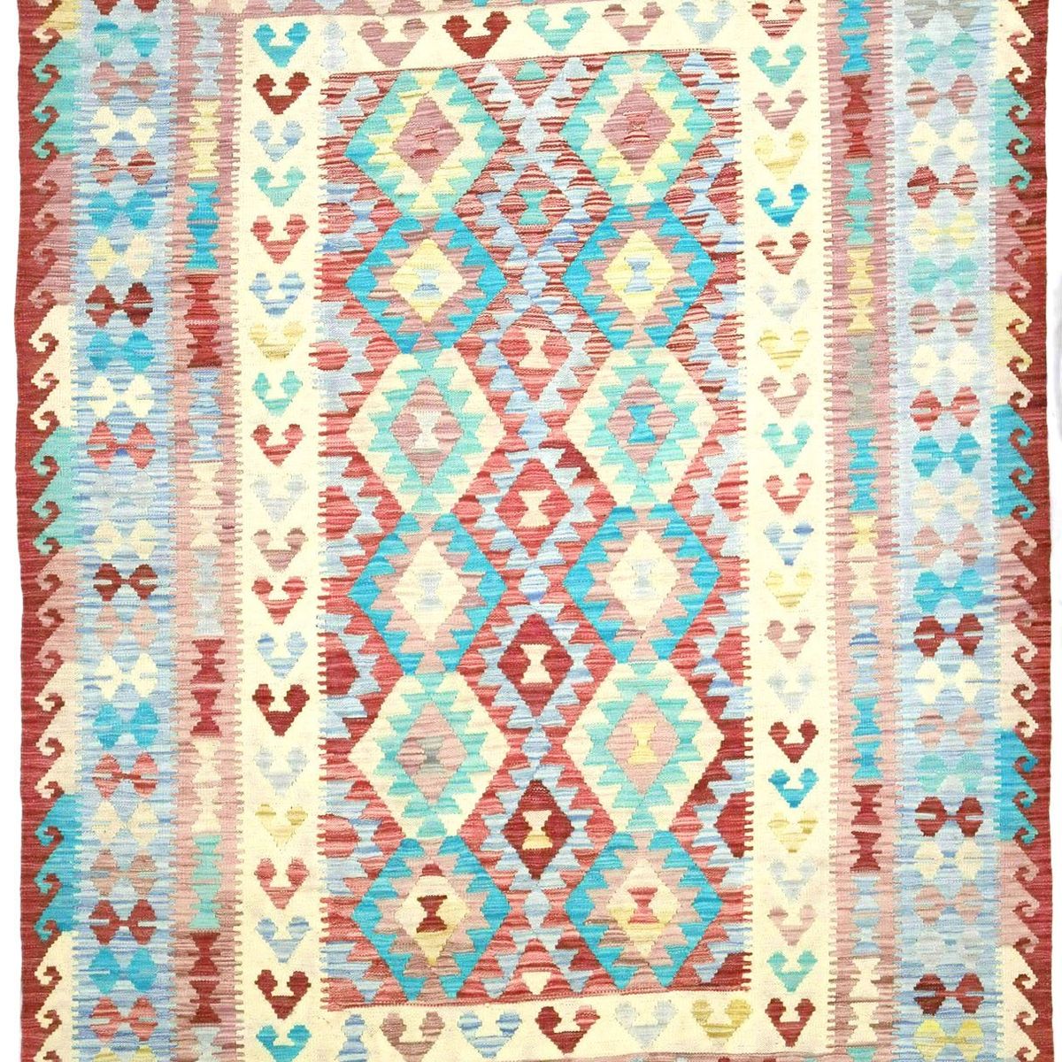 BAZHARS - ALFOMBRA BAZHARS 241X181 CM ARTESANAL KILIM VEGI
