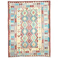 BAZHARS - Alfombra 241X181 cm Artesanal Kilim Vegi