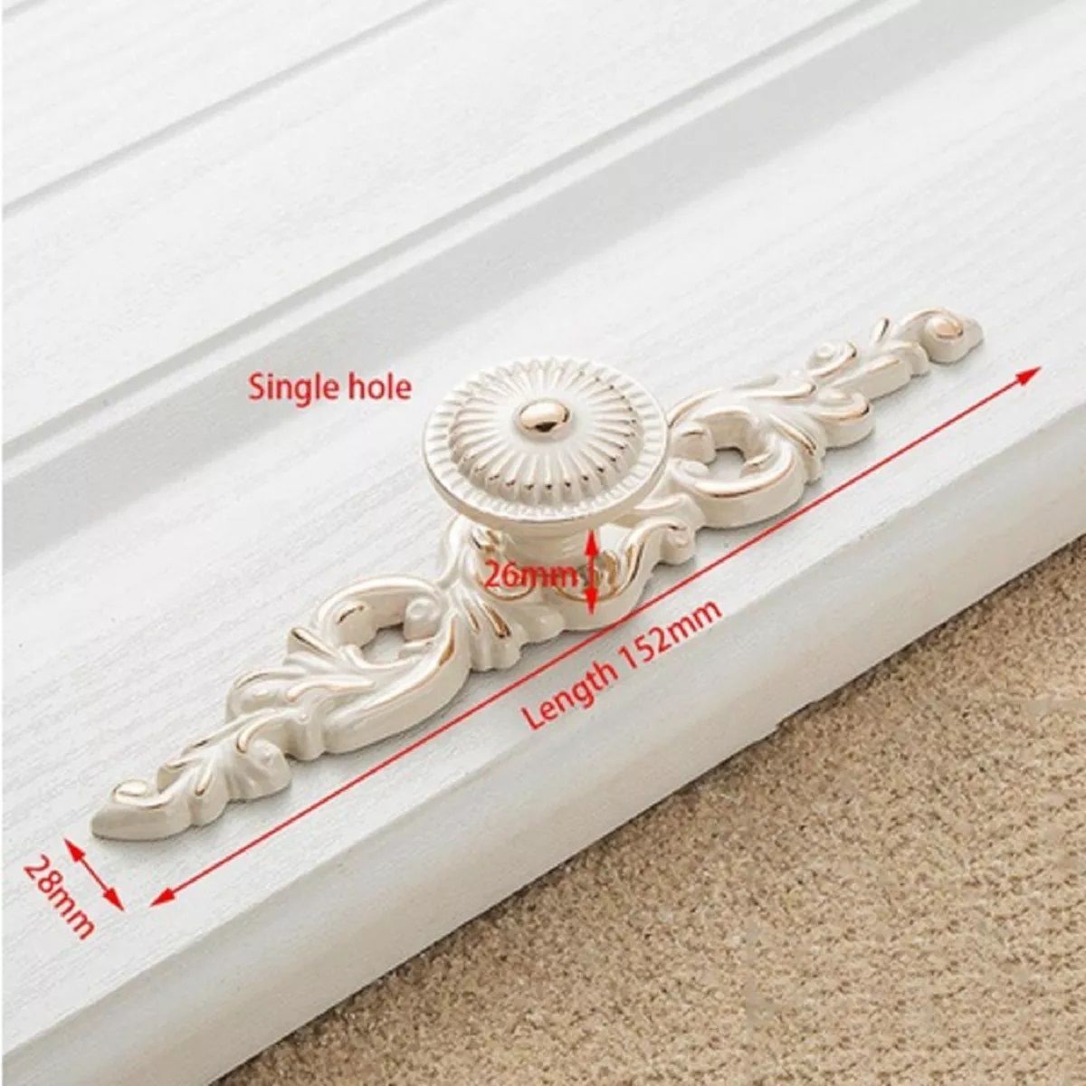 GENERICO - Tirador Manilla Mueble Cajón Alva1 152x28mm