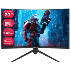 MASTER G - Monitor Gamer Curvo Led 27" Full HD 165Hz 1Ms
