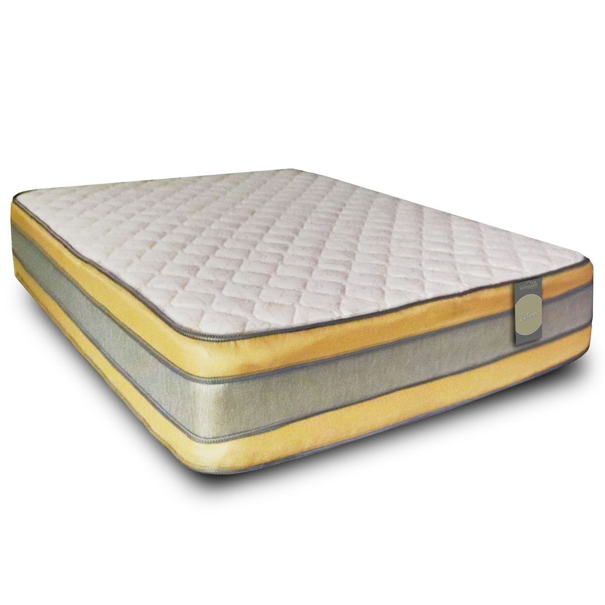 SLEEPWELL - Colchón Resorte Bonell Titán 1.5 Plaza