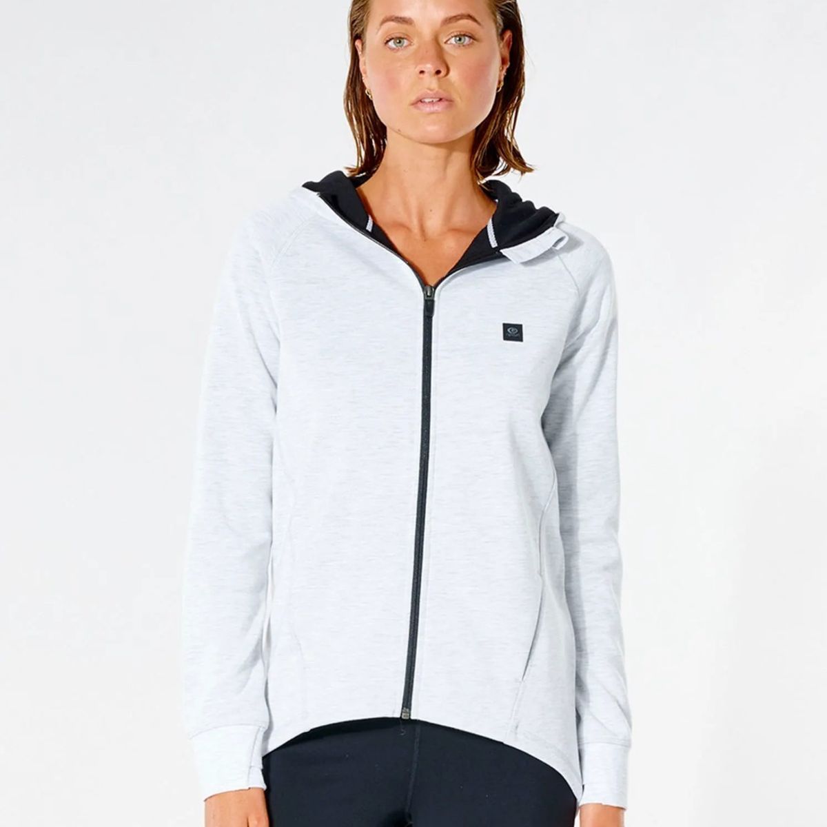 RIP CURL - Poleron Mujer 6O546 Gris Claro Rip Curl