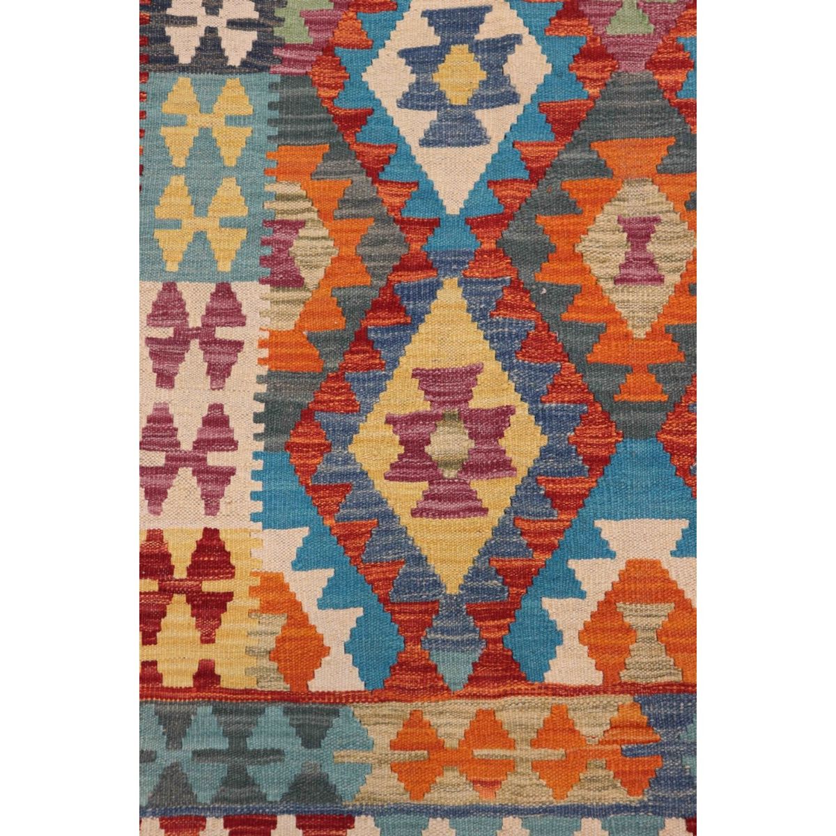 BAZHARS - ALFOMBRA BAZHARS 283X196 CM ARTESANAL KILIM VEGI