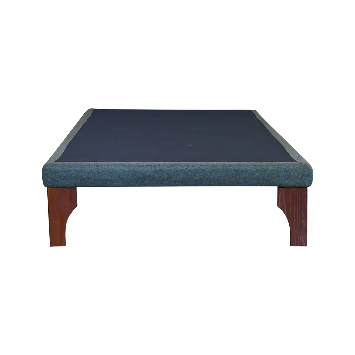 BLOCCARE - Base de Cama Emma 1.5 Plaza Box 13 cm de 190 cm - Patas de madera 24 cm