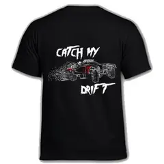 DEVOL COMPANY - Polera Catch My Drift Negra Devol Logo Octo