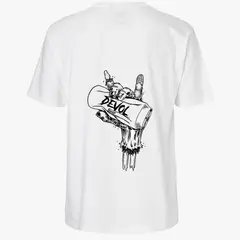DEVOL COMPANY - Polera Devol Beer Blanco Devol Logo Beer