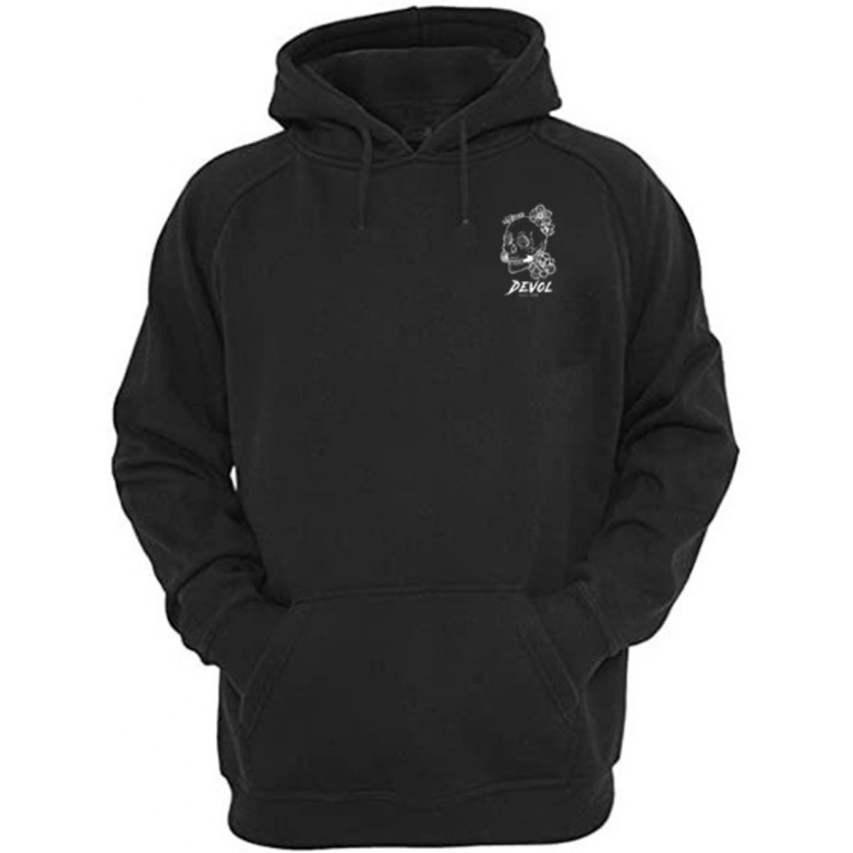 DEVOL COMPANY - Polerón Catch My Drift Negro Devol Logo Flowers…