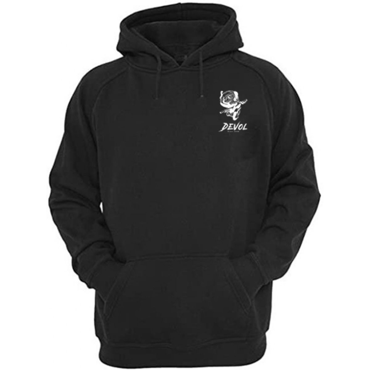 DEVOL COMPANY - Polerón Catch My Drift Negro Devol Logo Octo