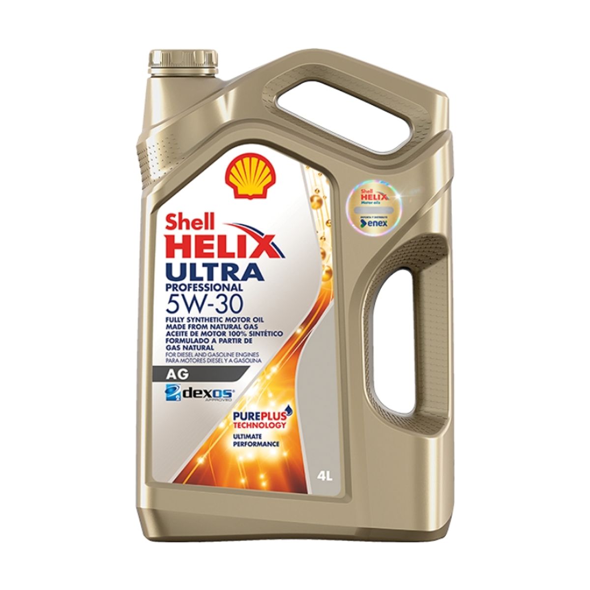 SHELL - Aceite 5w30 Full Sintético Shell Helix Ultra Pro Ag 4l