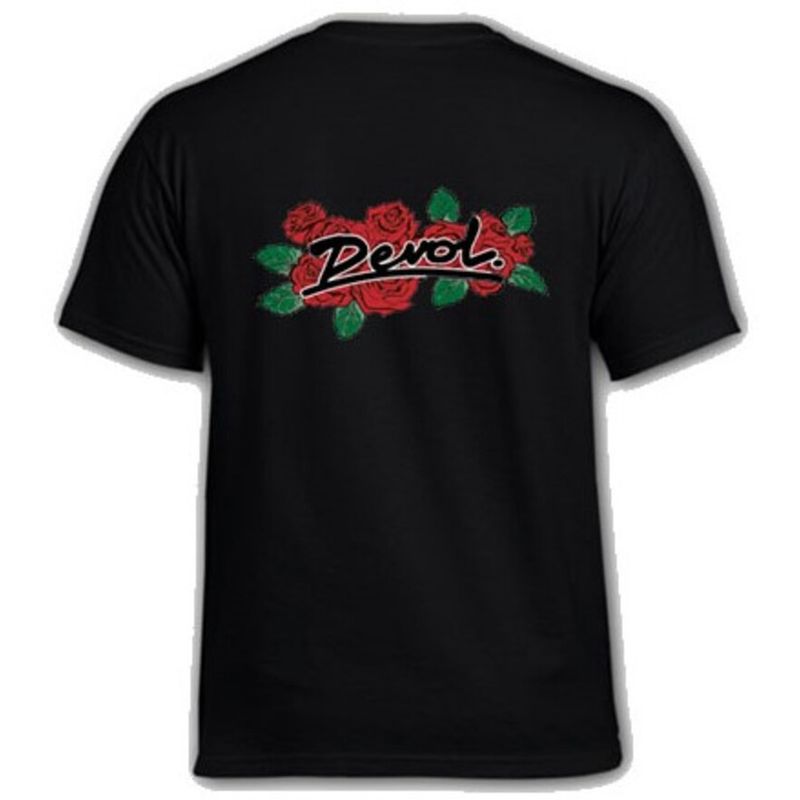 DEVOL COMPANY - Polera Devol Roses Negra Devol Logo Beer