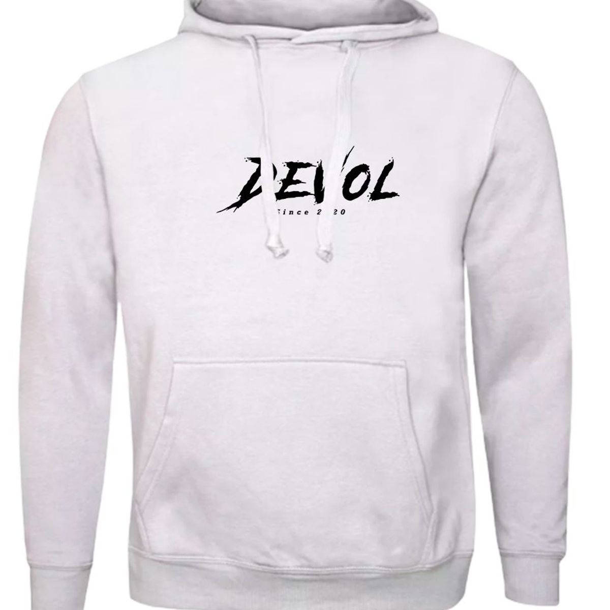 DEVOL COMPANY - Polerón Gnarly Flowers Blanco Devol Logo Origin