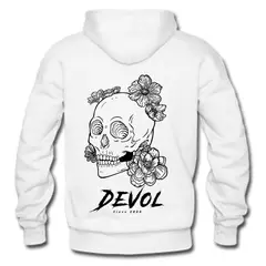 DEVOL COMPANY - Polerón Gnarly Flowers Nieve Devol Logo Flowers