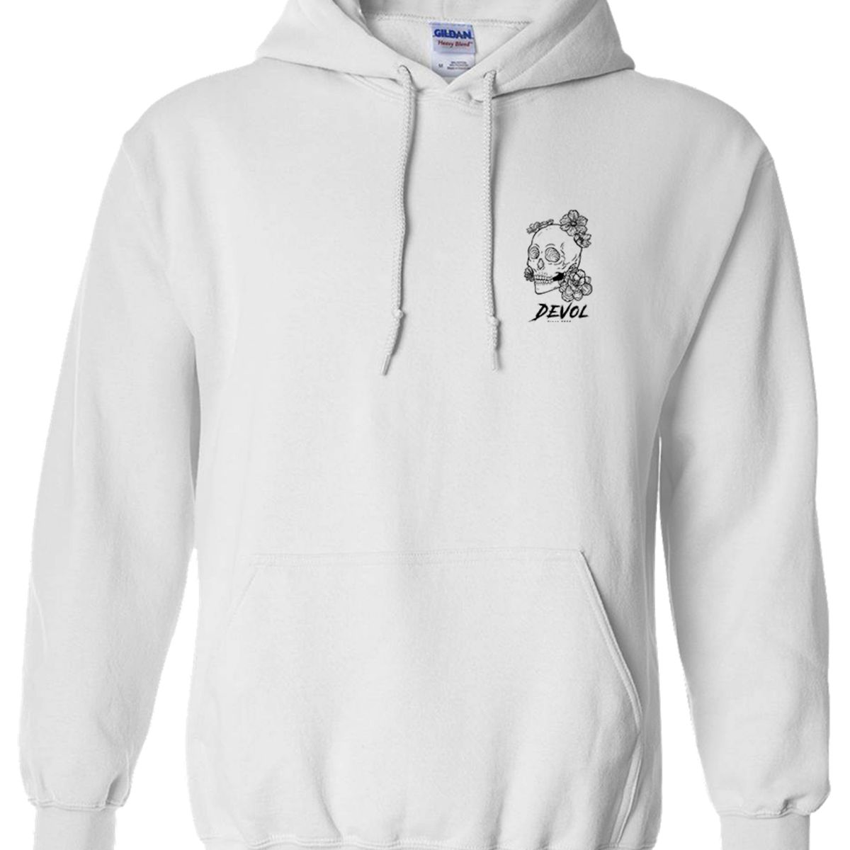 DEVOL COMPANY - Polerón Gnarly Flowers Nieve Devol Logo Flowers