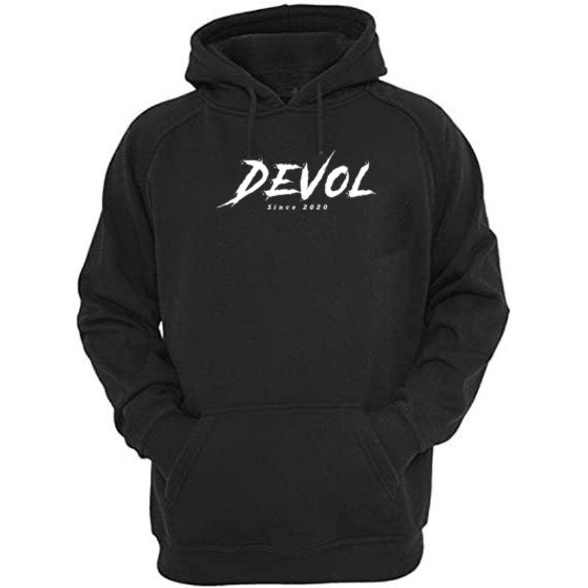 DEVOL COMPANY - Polerón Melted Skull Negro Devol Logo Origin