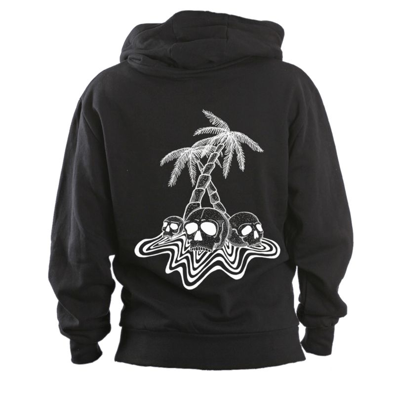 DEVOL COMPANY - Polerón Tropical Rides Negro Devol Logo Beer