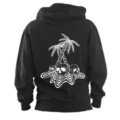 DEVOL COMPANY - Polerón Tropical Rides Negro Devol Logo Flowers