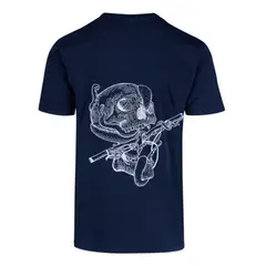 DEVOL COMPANY - Polera OctoRoads Azul Navy Devol Logo Octo