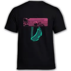 DEVOL COMPANY - Polera Paradise ATV Negra Devol Logo Beer