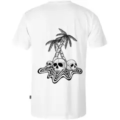 DEVOL COMPANY - Polera Tropical Rides Blanco Devol Logo Tropical