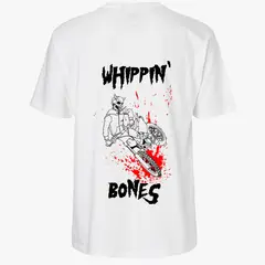 DEVOL COMPANY - Polera Whippin Bones Blanco Devol Logo Tropical