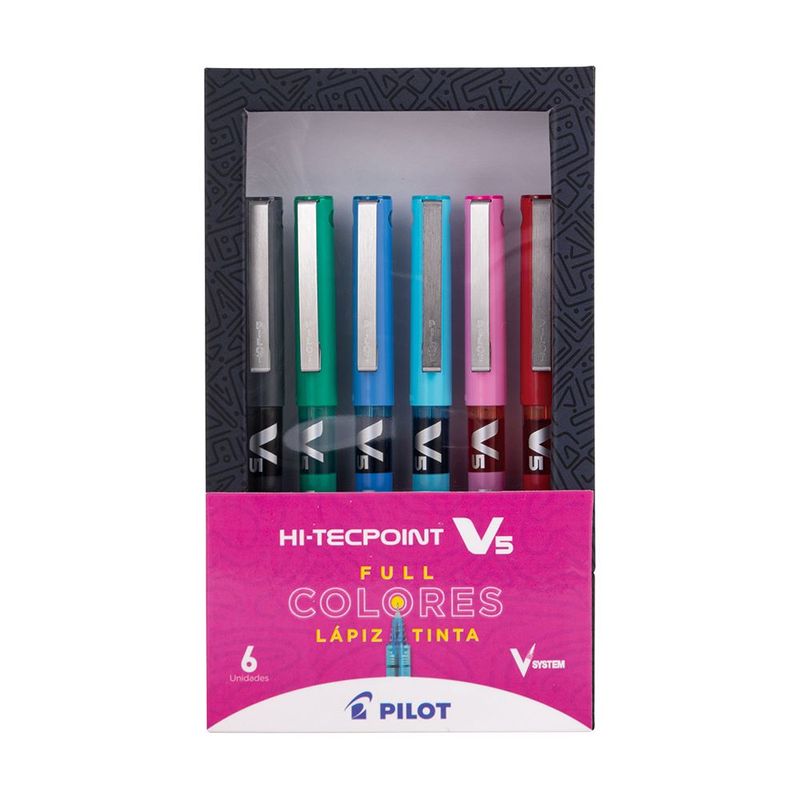 PILOT - SET LÁPICES HI-TECPOINT V5 6 UN.