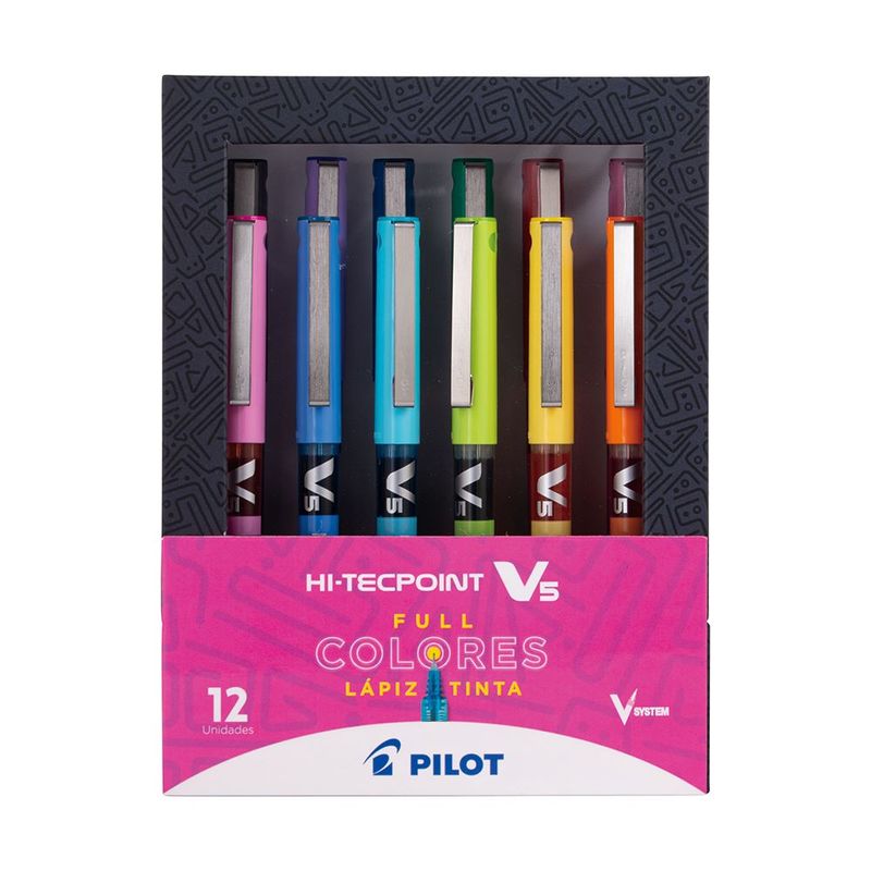 PILOT - SET LÁPICES HI-TECPOINT V5 12 UN
