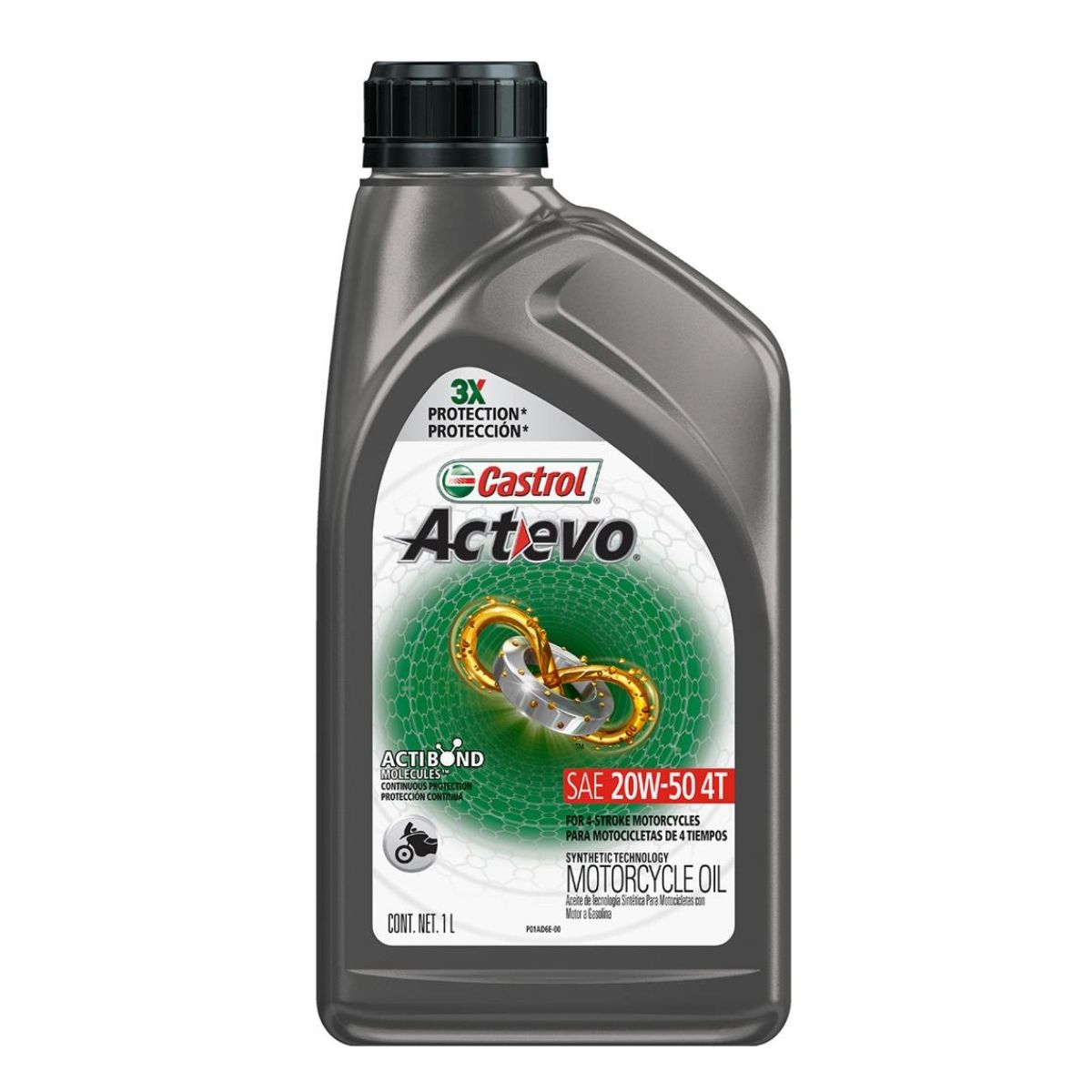 CASTROL - Aceite 20w50 Actevo Semi-sintético Castrol