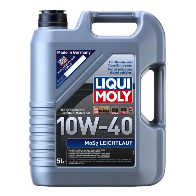 LIQUI MOLY - Aceite 10w40 Liqui Moly Mos2 Leichtlauf  5 L
