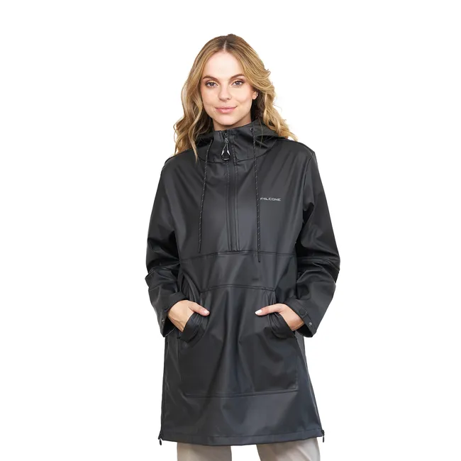 FALCONE - Chaqueta Impermeable Walking Patrol Mujer Black Falcone.