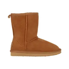 BAMERS - Bota Blast Cuero Niño Café.