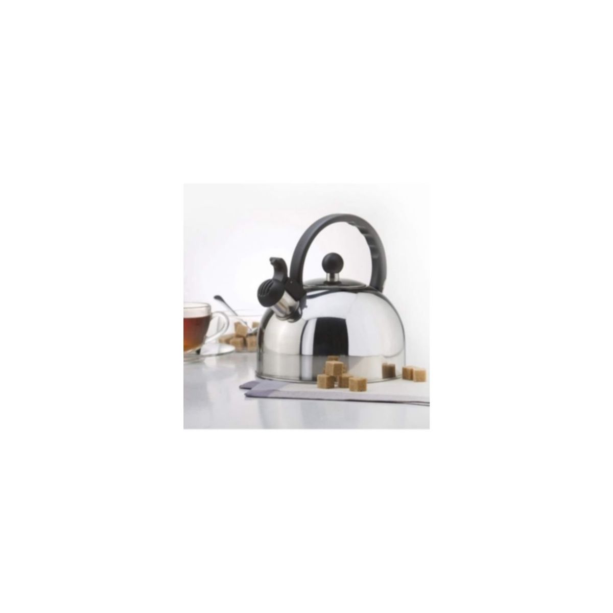 GENERICO - Tetera Acero Inoxidable Silbato Sicilia 2500ml