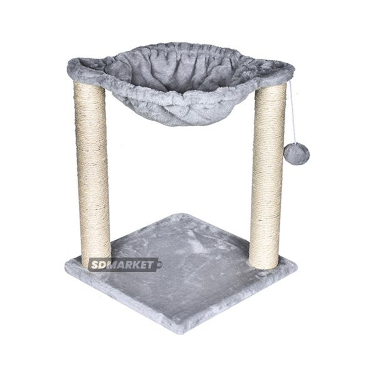 SDFIT - Rascador Casa de Gato Color Gris Soft Relax CAT413…