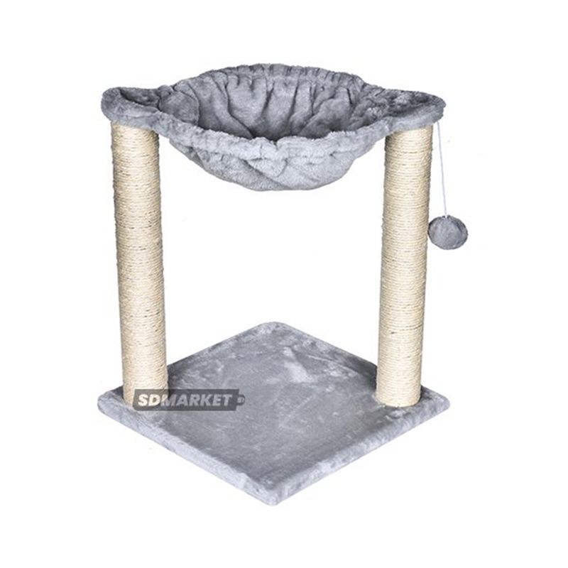 SDFIT - Rascador Casa de Gato Color Gris Soft Relax CAT413…