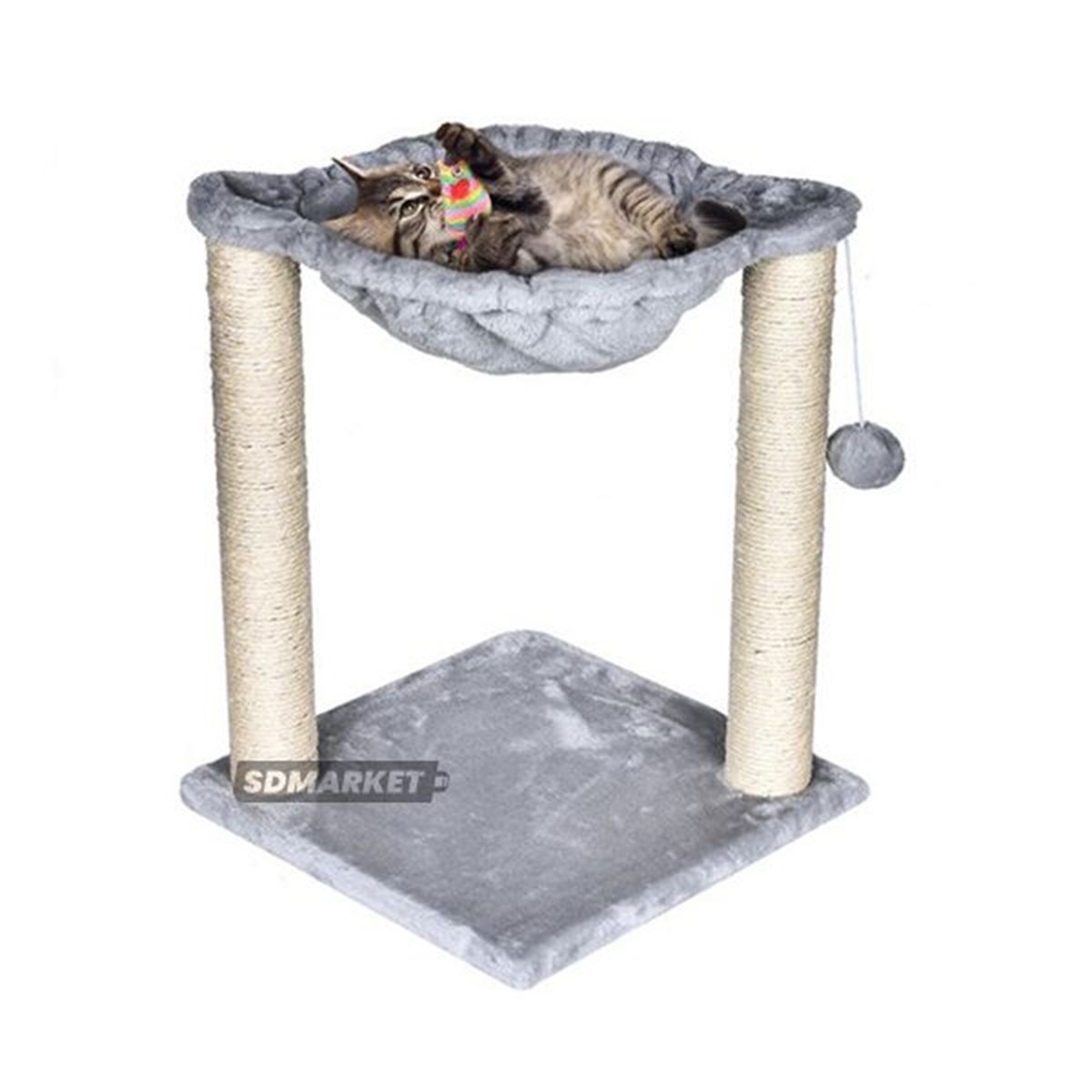 SDFIT - Rascador Casa de Gato Color Gris Soft Relax CAT413…