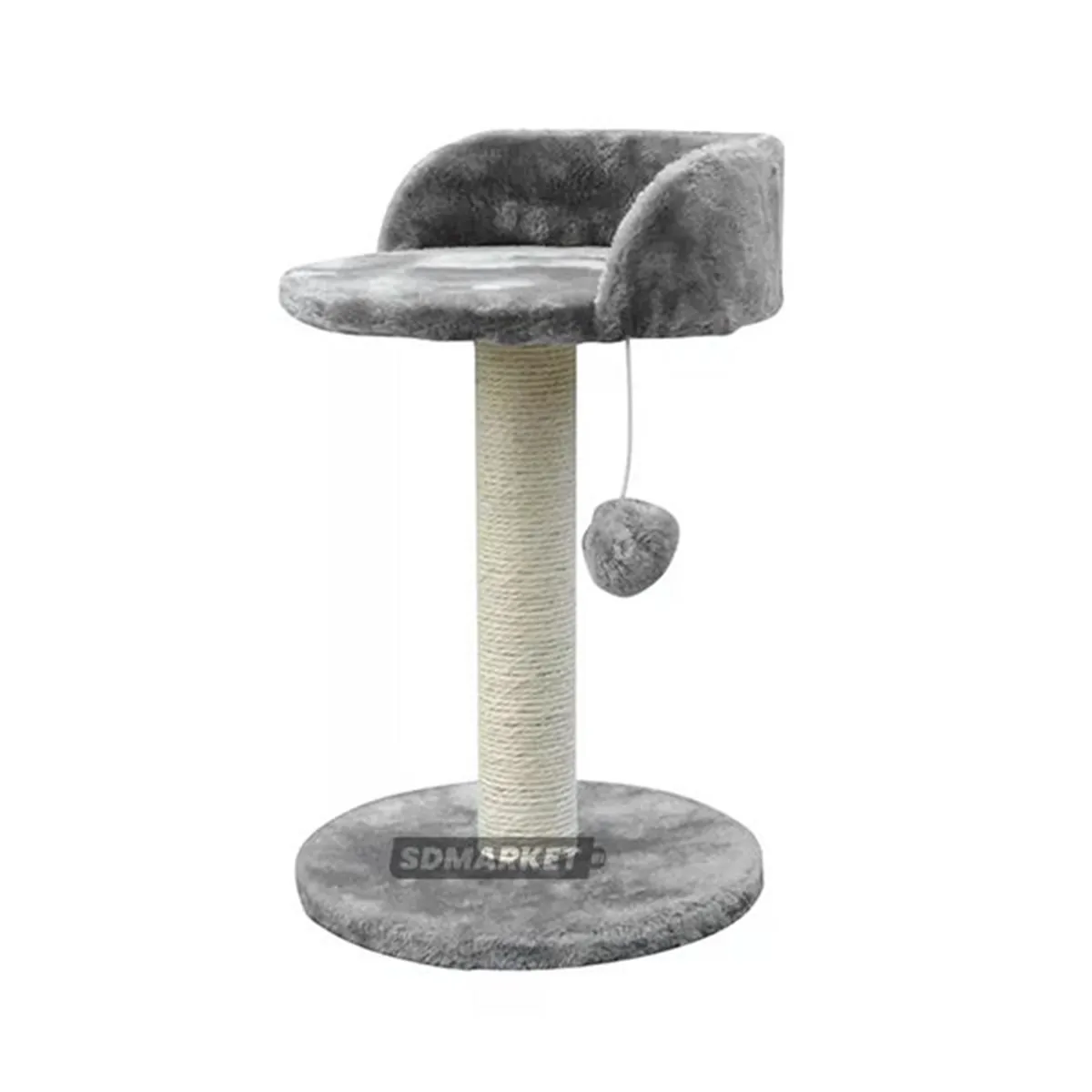 SDFIT - Rascador Casa de Gato Color Gris Mod PET03FF…