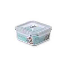 GLASSLOCK - CONTENEDOR VIDRIO HERMÉTICO CUADRADO 1200 ML