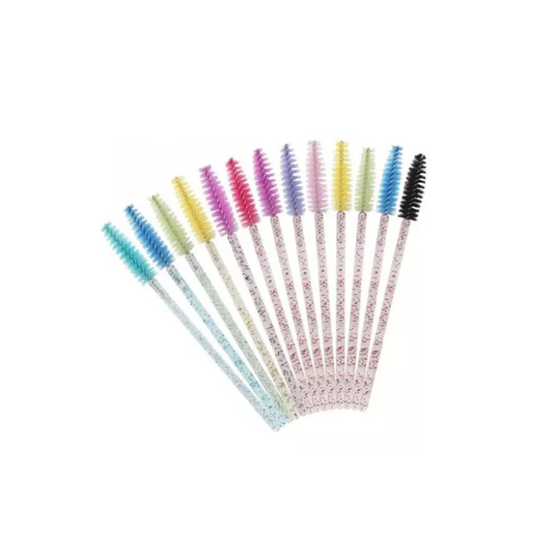 GENERICO - Set 100 Cepillos Brochas Desechable Para Cejas/ Pestañas