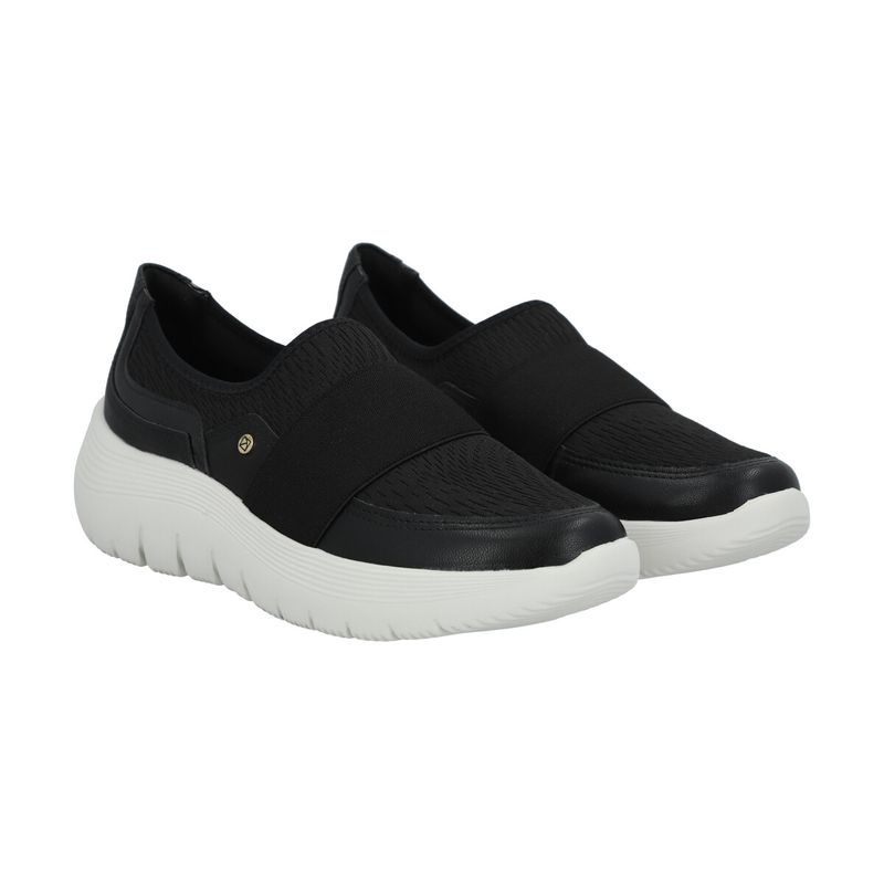 PICCADILLY - Zapatilla Eliana Blanco/Negro Piccadilly