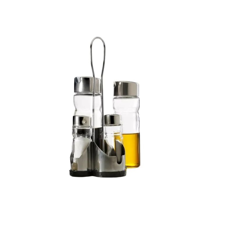 ALLEGRA - Set Alcuza Vidrio Clasica Cocina Allegra 5 Piezas