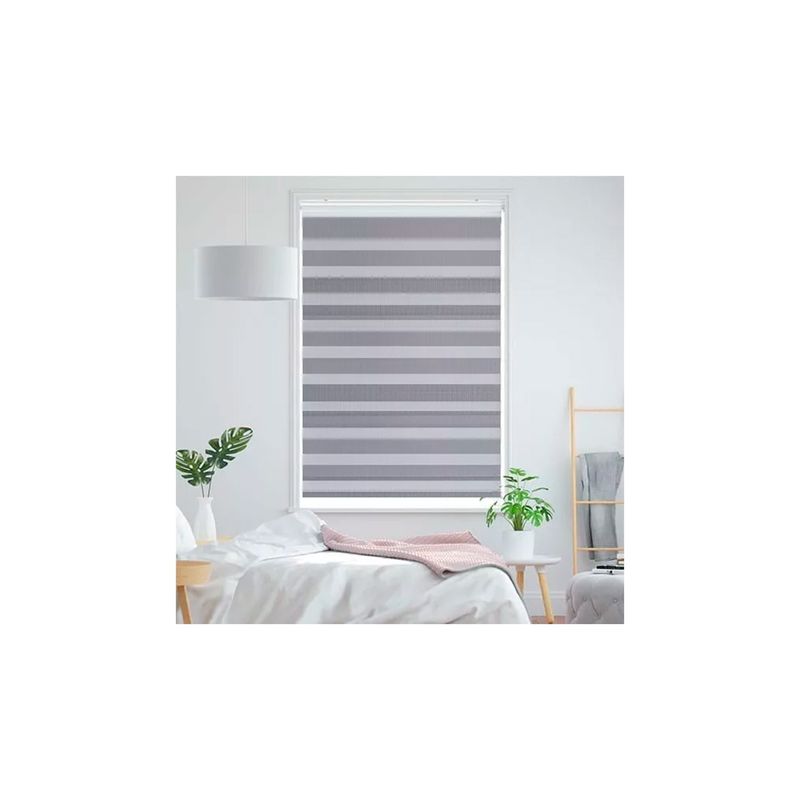 GENERICO - Cortina Roller Duo 90 X 200 Gris